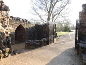 The entrance gates
