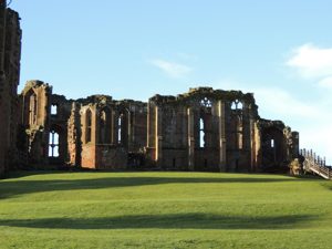 The second addition to the castle that included a banquet hall