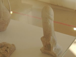 Roman sculpture for fertility. Can you spot the face