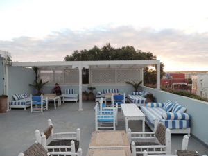 View from the rooftop terrace