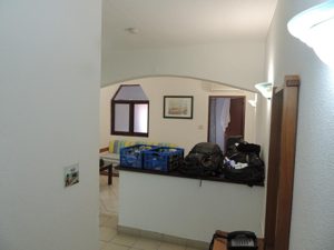The self service apartment we got to stay in for 13 euro/ nightt in Albufeira (just west of Faro)