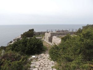 Sentiero dei Fortini, the first fort on the coastal walk