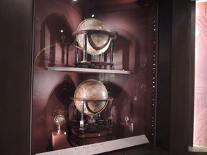 Some of the many highly detailed and ornate globes, although no Australia on any of them :(