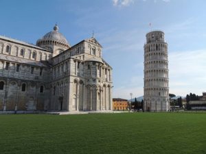 The leaning tower and duomo